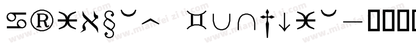 Syastro Regular字体转换